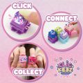 Sanrio | 5 Random Surprise Clickeez Press Decompression Magic Surprise Blind Box Cute Cartoon Keycap Pendant Student Children's Gift Toy. 