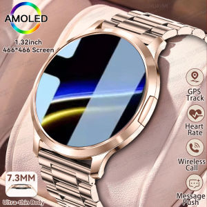 2025 New 1.32" Ultra-thin Smart Watch Women IP68 Waterproof Heart Rate Blood Pressure Bluetooth Call Fashion  Smartwatch Ladies