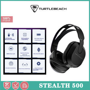 Turtle Beach STEALTH 500 dual-mode Bluetooth gaming headset equipped with a third-generation driver unit Integrated microphone and up to 40 hours of battery life