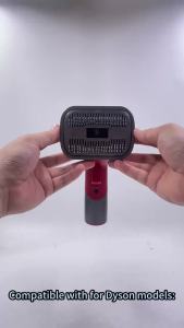 2-In-1 Dog Hair Vacuum Brush Kit For Dyson V6 V7 V8 V10 V11 V15 Removes Loose Hair For Grooming & Shedding Pet Hair Removal Tool