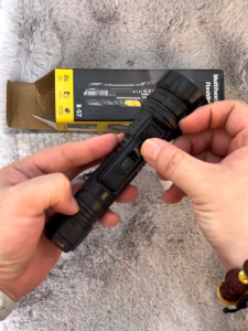 Senter LED Cas Multifungsi X-57 Fitur Zoom/COB/Layar Display/6 Mode Cahaya Super Terang/Senter Tahan Air/Rechargeable/Portabel/Outdoor/Emergency/Taktis