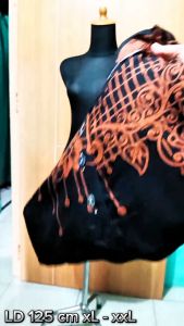 DASTER-DRESS CHIBI IBU HAMIL Lengan Pendek Size xL-xxL kancing depan akses ibu menyusui