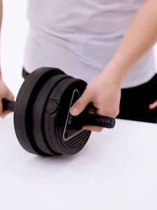 10 KG dumbbell set peralatan kebugaran barbell set dumbbell barbell dua dalam satu