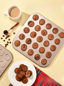 Non-Stick Cocoa Crisp Baking Tray Cookie Thin Crispy Biscuit Macaron Chocolate Home Bakery Oven Use Kitchen Cooking Tools