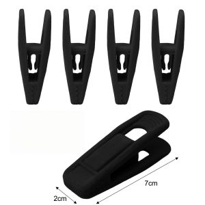30Pcs Velvet Hanger Clips High-Quality Durable Non-Slip Flocked Clothes Pegs for Pants Skirt Sheet Clothes Socks Organizer