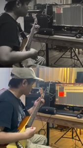 Gitar Backpacker Merk Kowe Seri BK 100 Senar String Akustik Elektrik