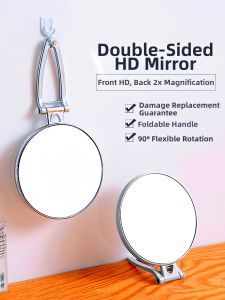 IMLUCKY | Large Foldable Hanging Makeup Mirror