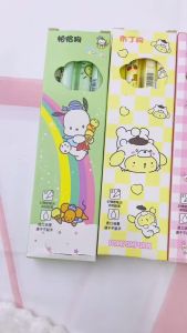 Pena Karakter 4in1 Kartun Series Pulpen Mekanik Gel 0.5mm isi 4pcs Warna Hitam Bolpoint avvet