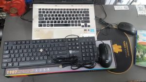 Combo Bàn Phím & Chuột Có Dây USB R8 1907