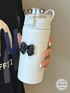 Large Capacity Stainless Steel Insulated Mug JOJOS L. PD.Rain Portable Tea Separator Straight Drinking Cup Simple Style