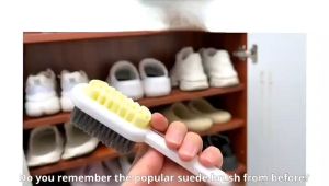 2 Sided Suede Cleaning Brush Rubber Eraser Set Nubuck Shoes Stain Dust Shoes Brush Plastic Boot Cleaner Home Accessori Cleaner