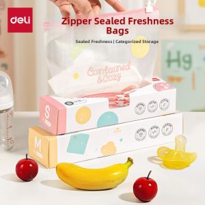deli | Food-grade Refrigerator Ziplock Storage Sealing Fresh Bag