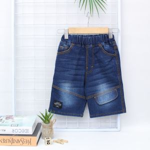Celana Jeans Pendek Whisker Anak Pria & Wanita Sempakids - Celana Jeans Pendek Anak