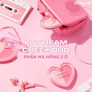 Phấn má hồng 2 ô Lilybyred Luv Beam Cheek Duo 4g