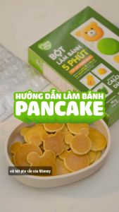 Bột làm bánh Pancake Rau Củ Mămmy làm bữa phụ cho bé chỉ với 5 phút bổ sung vitamin giàu dinh dưỡng