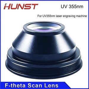 HUNST F-theta Perspective Field Lens 355nm 110x110-300x300mm For UV Laser Marking Machine Parts