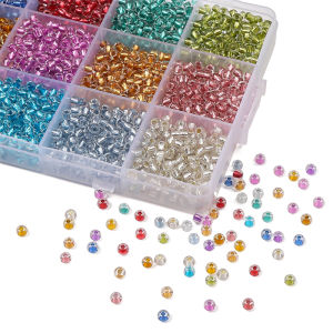 10g 160-700pcs/Lot 12/O 2-4mm High Quality Silver Filled Core Glass Beads For DIY Jewelry Making Accessories