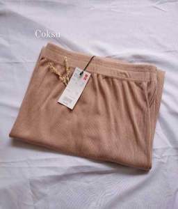 GZB-001 | CELANA BAHAN RIB BUTTON HIGHWAIST | CELANA BAHAN RIB RAJUT MELAR | CELANA WANITA JUMBO | CELANA WANITA OVERSIZE CELANA cargo