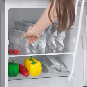 【COD/Original】30Pcs Thickened Aluminum Foil Food Bag-Leakproof Stand Up Freezer Zip Lock Fresh-keeping Storage Bag