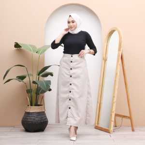 Rok Panjang Wanita Korea Style & Model Terbaru