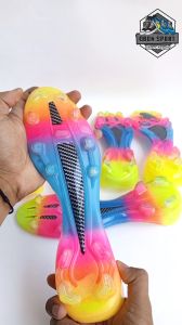 Outsole Sepatu Bola - Bawahan Sepatu Bola Universal warna pelangi Karbon