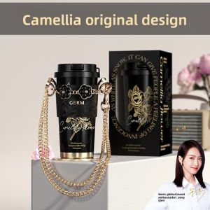 ZICHAO | Camellia Pattern Insulated Water Bottle Gift for Women