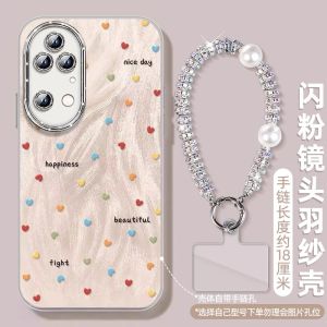 Huawei P50 pro Silicone Phone Case Full Cover Protection Anti-Fall Creative Womens Model ABR-AL60 Simple Design