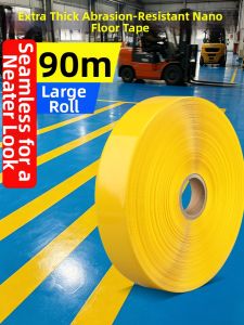 Heavy Duty High Adhesion Wear Resistant Yellow PVC Floor Marking Tape