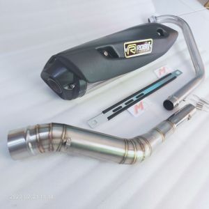 Knalpot ROB1 R15 Byson Vixion Xabre CBR150R CB150R Verza Sonic GTR MX FU GSX Tiger Megapro MT15 dll