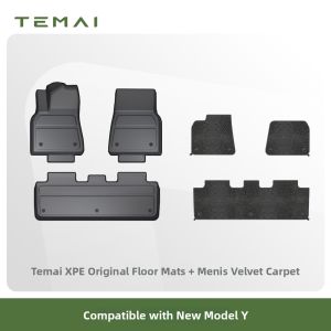 TEMAI | For Tesla Model 3 and Y Rejuvenated XPE Leather Car Mat