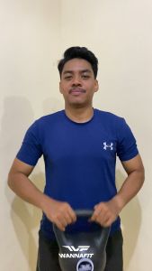 WANNAFIT Kettlebell 4kg | Kettle Bell Ketel Bel 4 kg | Alat Latihan Beban
