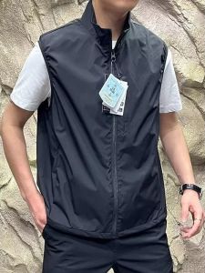 PAZHAOLANG | Plus Size 300KG Outdoors Sports High Stand Collar Sleeveless Men Vest Summer