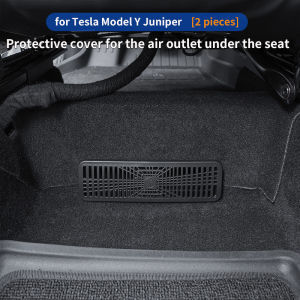 Suitable for the updated Tesla Model y/3 with anti blocking accessories for the under seat air outlet protective cover -2pc