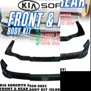 GCAO SORENTO 2020-2023 BODY KIT (FRONT+REAR) GLOSSY BLACK (12207)