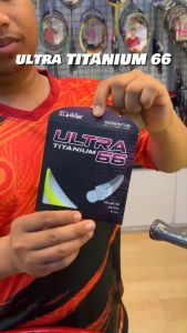 Hi-Qua Senar Raket Badminton Bulutangkis Ultra 66 Titanium