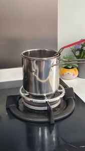 Panci FryerPanci  Air Fryer Saringan Minyak Goreng Stainless Panci Kecil Set Panci Penggorengan Rebus Stainless Steel