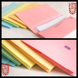 Lion File MF603 Manila Pocket File / Manila Hard Card Document Holder