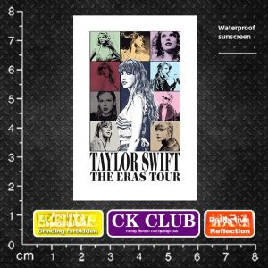 Taylor Swift Fashion Retro Luggage Sticker Electric Car Computer Decal Travel Suitcase Handbag Celebrity Endorsement