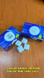 Saklar Engkel OB Piano Mini Kecil Kotak Single Outbow CAHAYA SC-6211 / 6212 / 6213