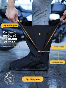 KeyRu | Waterproof Breathable Anti-Slip Thickened Durable Rain Shoe Covers for Men