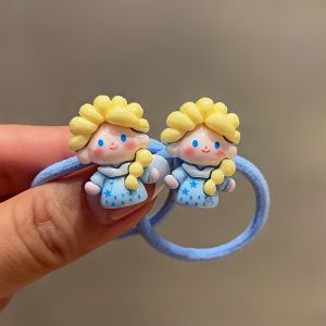 Adorable Princess Cartoon Series Childrens Hair Ties Baby Girls Hair Bands Small Cheeky Hair Rings Headbands Hair Accessories