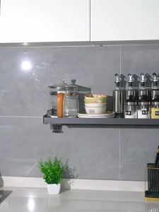 Kệ Bếp Treo Tường Strong-Up Carbon Steel Đựng Gia Vị Và 10 Móc Đồ Dụng Cụ - EuroHome