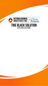 ICHEM PRODUCTS TIRE BLACK PREMIUM (2 GALLONS) WITH FREE 1 PACK INTERFOLD TISSUE