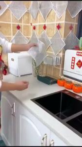 [HCM] Set 10 Khăn Rửa Bát Dây Kim Loại Lau Rửa Bát Xoong Nồi Chống Mài Mòn Tiện Lợi-Hesede