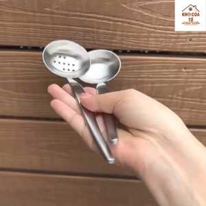 Muôi muỗng thìa: set 2 muôi canh Chockmen thiết kế độc đáo đa năng đa công dụng ckm128