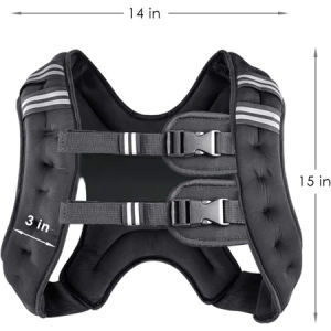 Weight Vest 10 16 20Lbs Weight Vest for Men Women Body Weight Vests Adjustable for Running Training