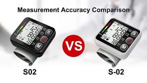 New LED Wrist Blood Pressure Monitor Sphygmomanometer Tonometer BP Monitor Non Contact Infrared Medical Thermometer