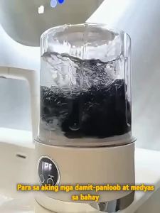 Mini Washing Machine Portable USB Rechargeable Underwear Washer Compact Automatic Laundry for Socks Baby Clothes Travel & Dorm Use