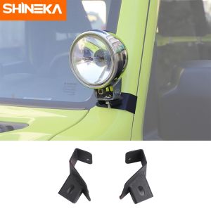 SHINEKA  A-Pillar Work Light Mounting Bracket for Suzuki Jimny 2019 2020 2021 2022 2023 Up JB64 JB74 Exterior Accessories Iron