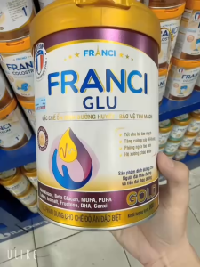 Sữa bột Franci Glu Gold 800g dinh dưỡng cho người đái tháo đườngổn định đường huyếtBảo vệ tim mạch